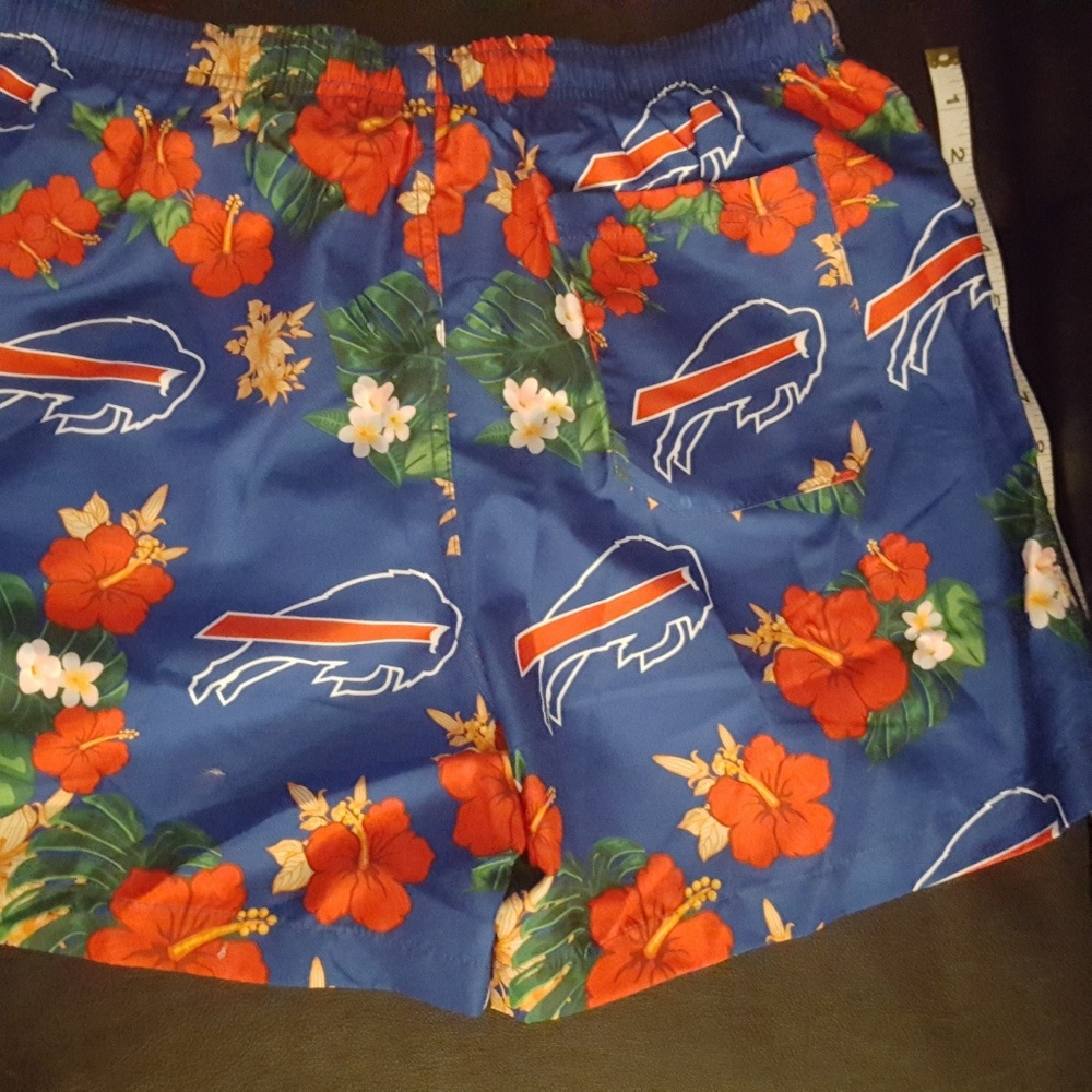 Men's Buffalo Bills Floral Swim Trunks